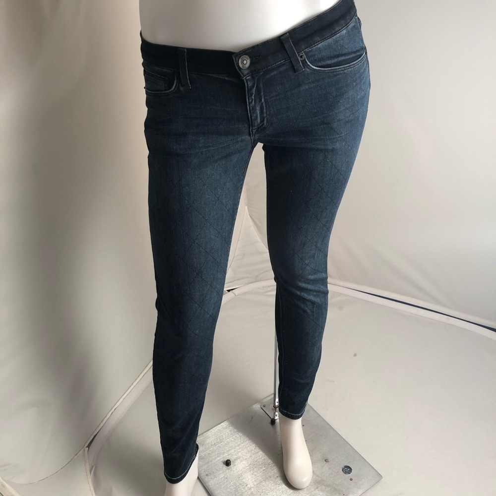 Hudson Nico Vice Versa Super Skinny Jeans in Holo blue